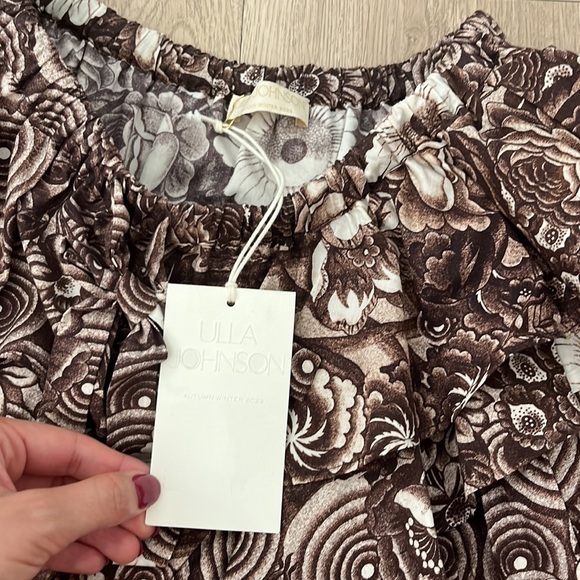 NWT Ulla Johnson Sigrid Skirt in Teak / Brown Floral - Picture 8 of 12